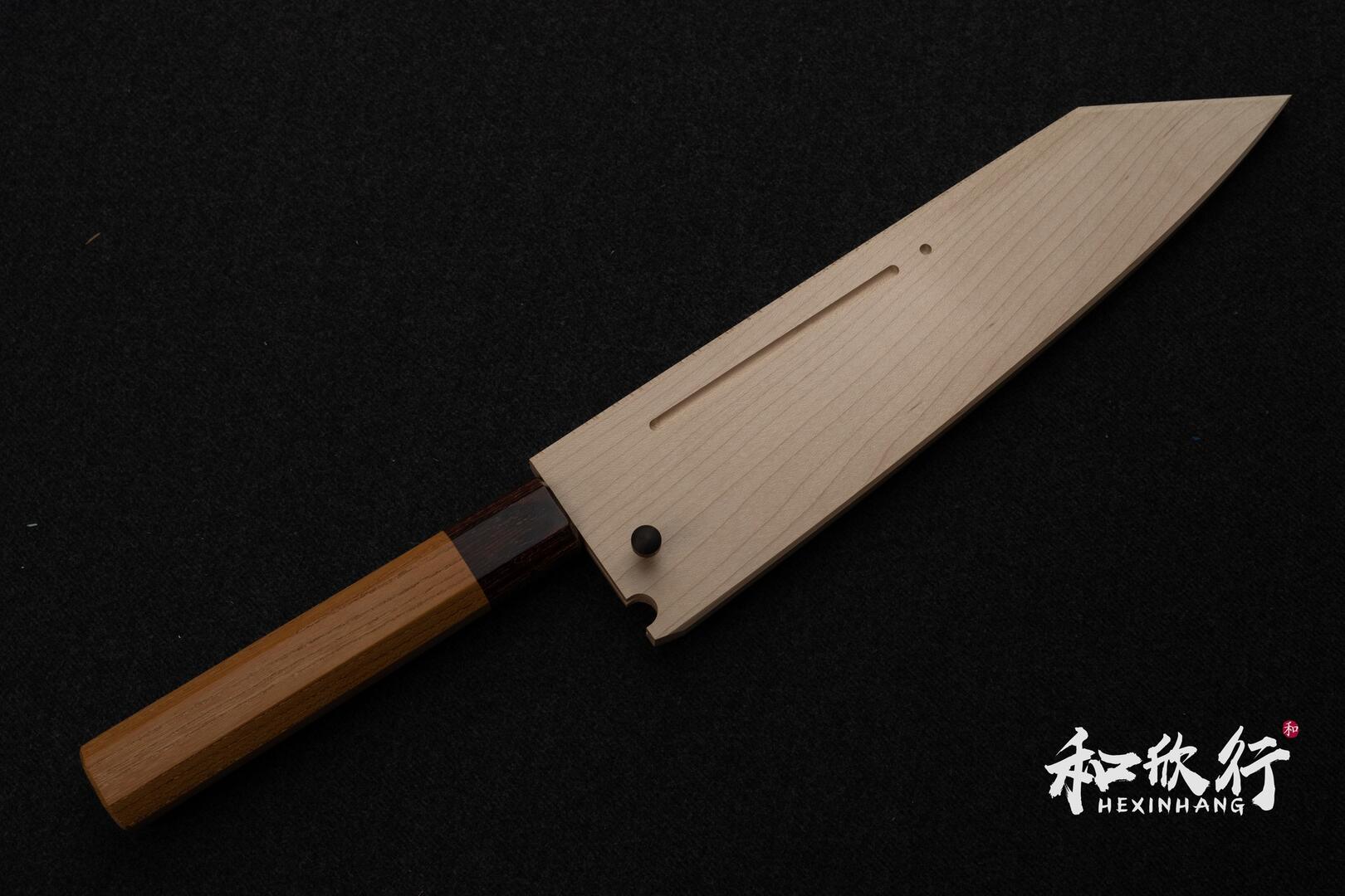 堺孝行VG10 33層槌目大馬士革紋劍型牛刀190mm 櫸木握把